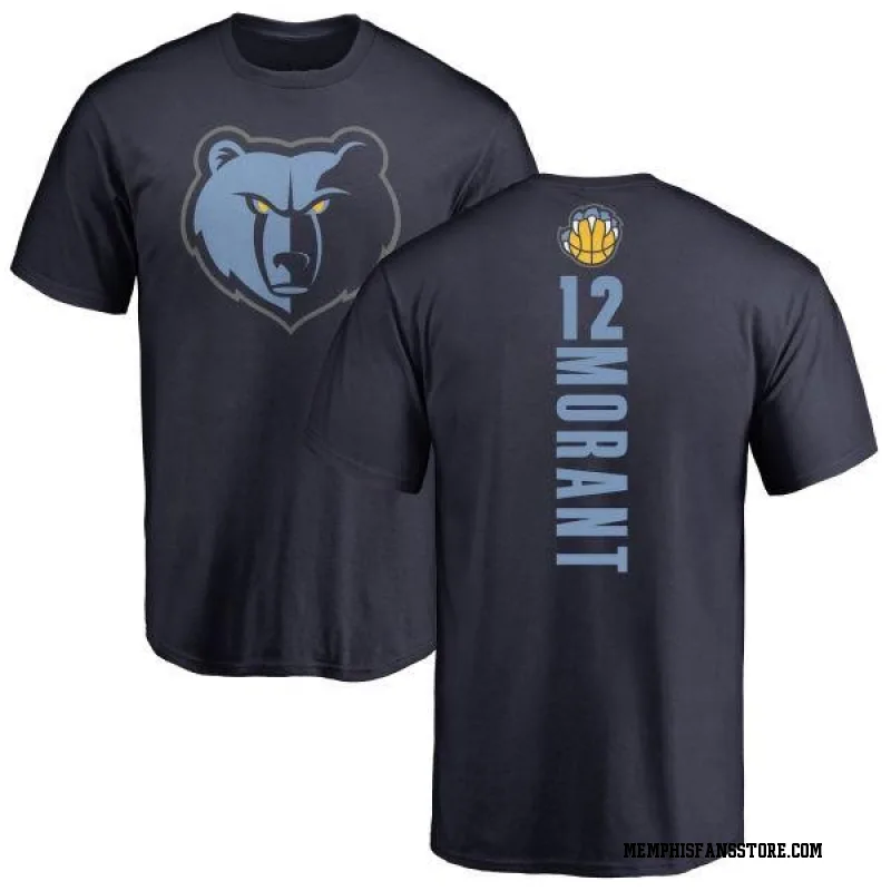 Navy Youth Ja Morant Memphis Grizzlies Backer T-Shirt